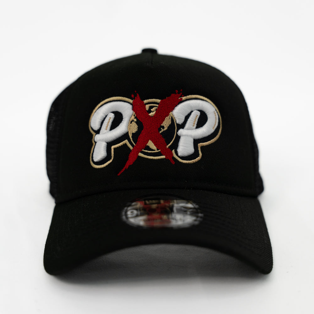 PxP New Era All Black Trucker
