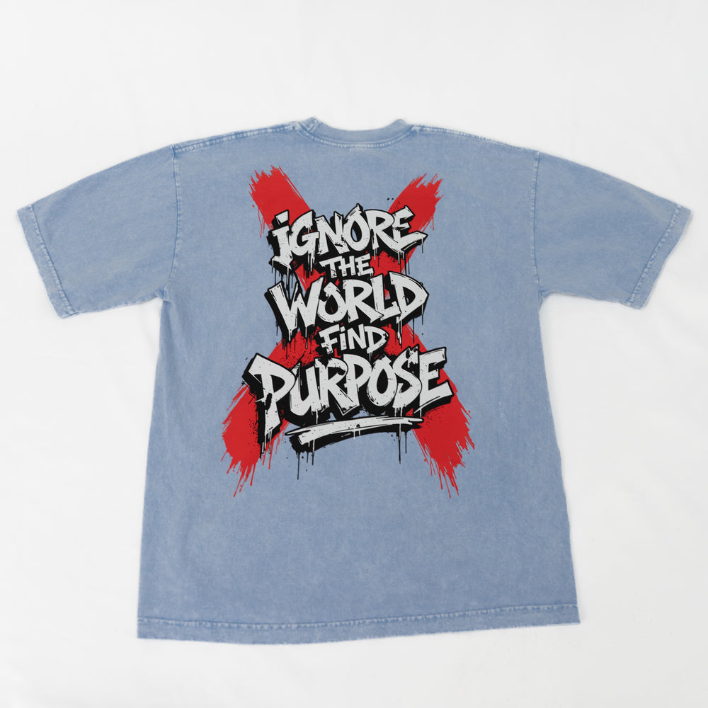 PxP Ignore The World Denim Tee